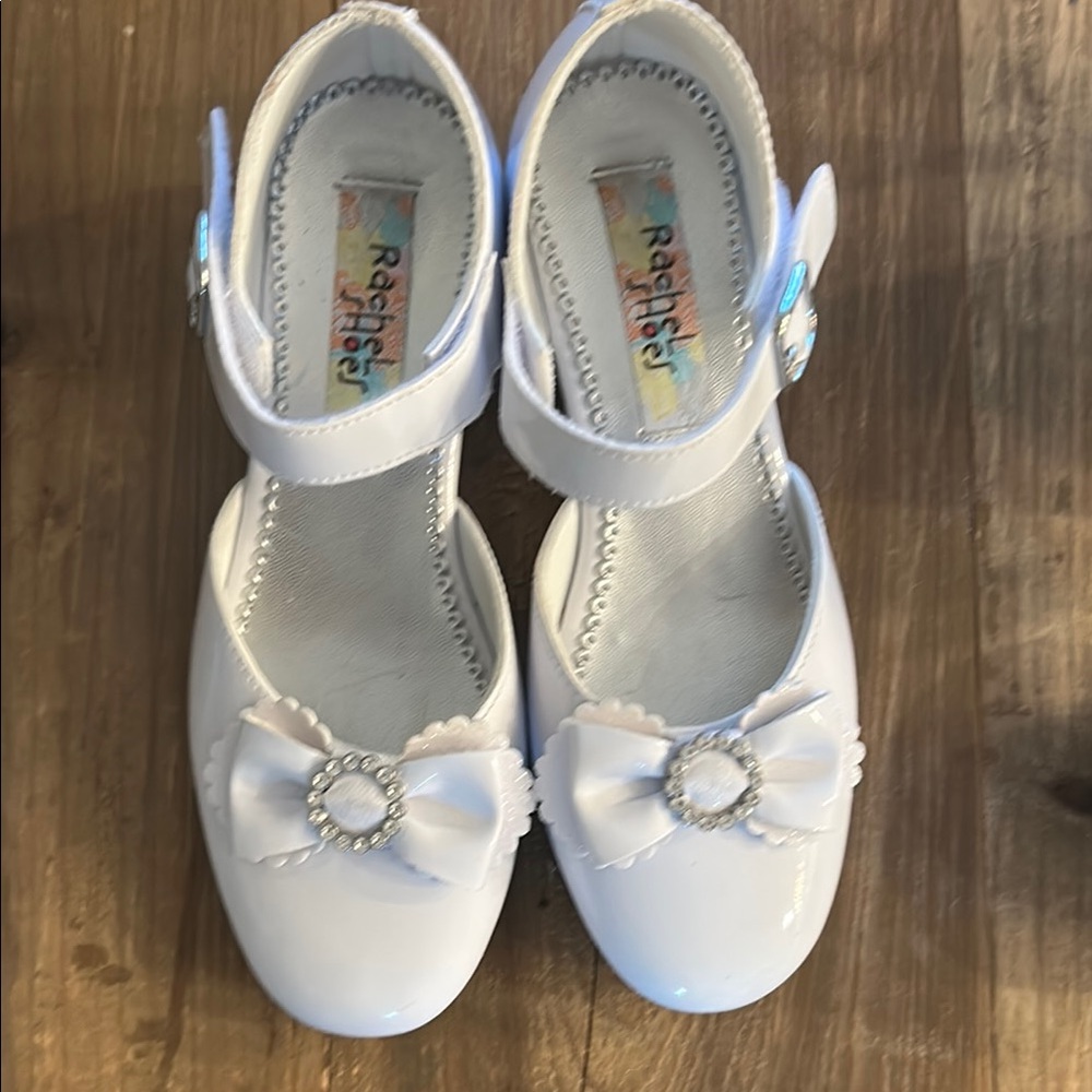 Rachel Kids White Dress Shoes
